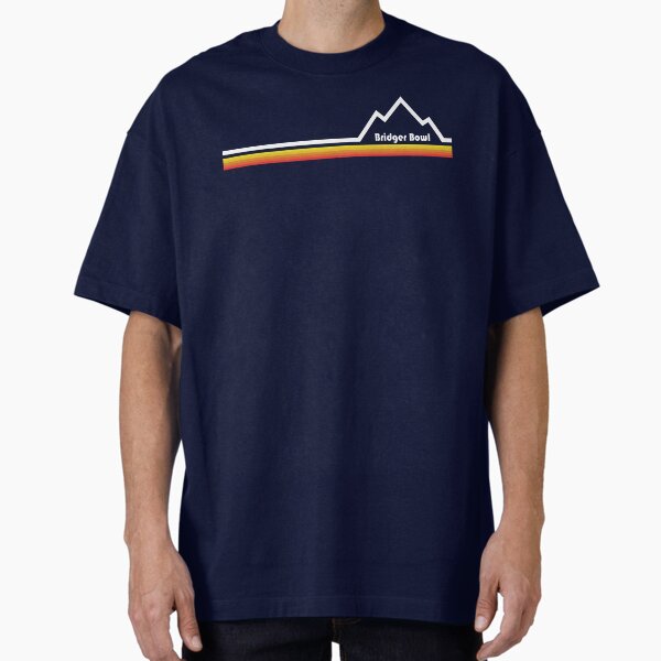 Bridger Bowl, Montana Oversized T-Shirt for Sale by esskay