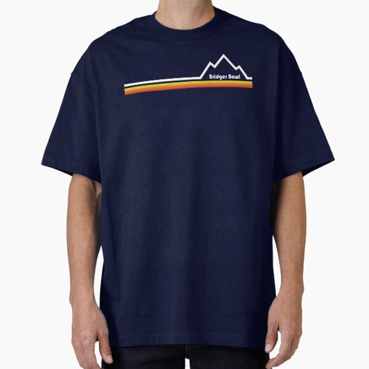 Bridger Bowl, Montana Oversized T-Shirt for Sale by esskay