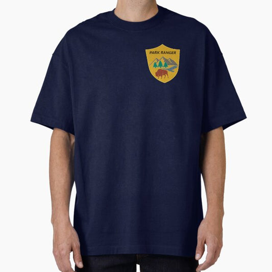 Park Ranger: Vintage Badge Oversized T-Shirt for Sale by bostonterrier21