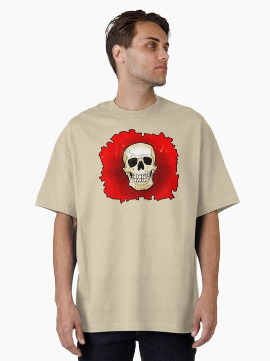 Gray Death Legion Oversized T-shirt | Trendy Graphic Tee | Casual Unisex T-shirt