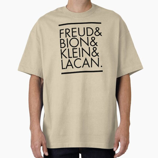 Freud and Bion and Klein and Lacan Oversized T-Shirt for Sale by didijuca