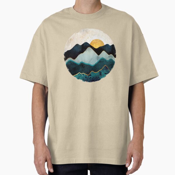 Glacial Hills Oversized T-Shirt for Sale by spacefrogdesign