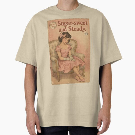 Coquette Aesthetic: Sugar-sweet and steady Oversized T-Shirt for Sale by bapupa