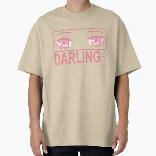 Darling Anime Aesthetic Eyes Oversized T-Shirt for Sale by Stormy-Rose