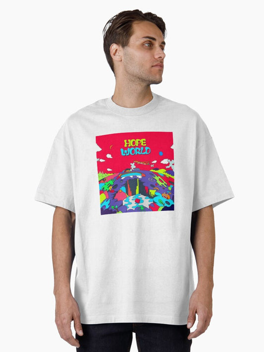 hope world Oversized T-Shirt T-Shirt | Viral Style | High Demand Item
