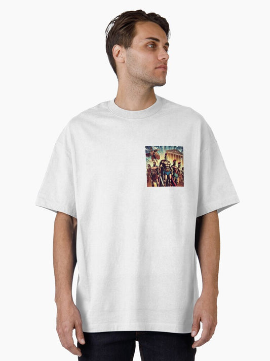Greek Warriors Oversized T-shirt | Premium Basketball Jersey | Fan Edition Apparel