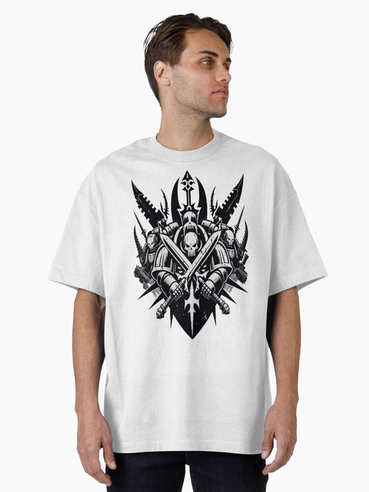 Chaos Logo Warriors Oversized T-shirt | Premium Basketball Jersey | Fan Edition Apparel