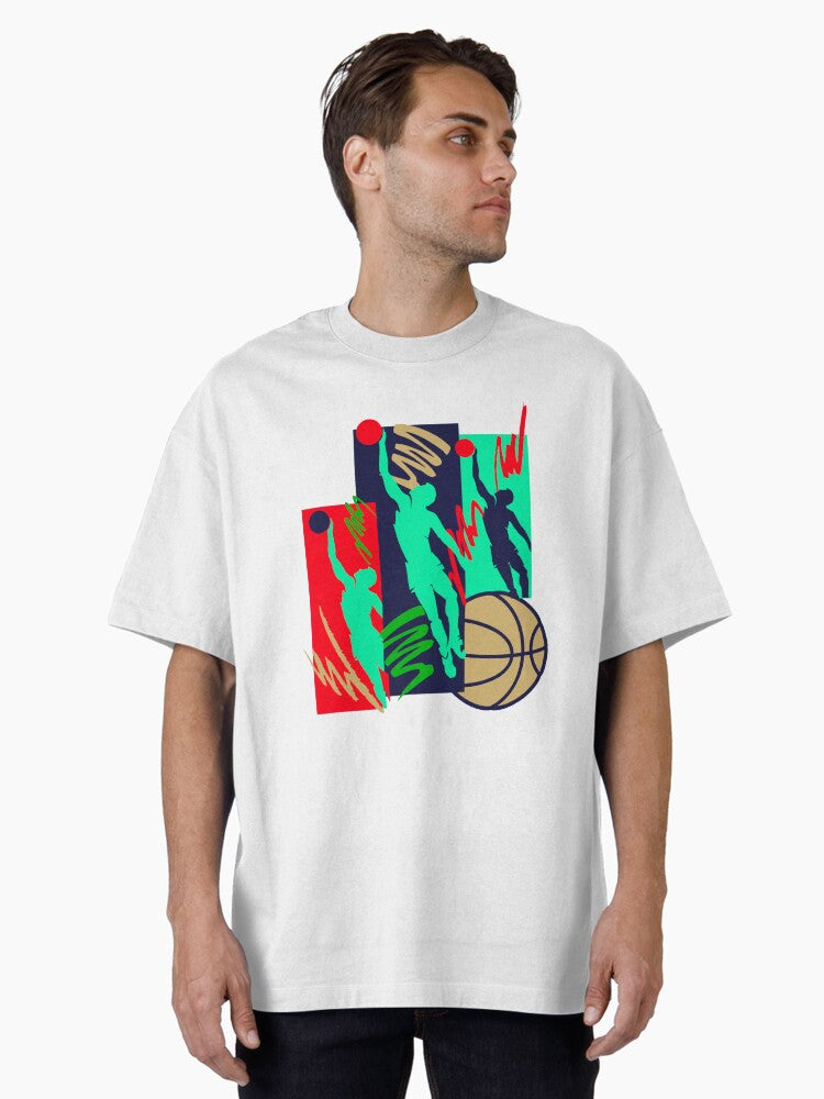 Sport Basketball Oversized T-shirt | Premium Basketball Jersey | Fan Edition Apparel