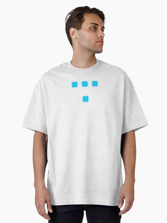 Tron Digital Hero Insignia Symbol Oversized T-shirt | Trendy Graphic Tee | Casual Unisex T-shirt