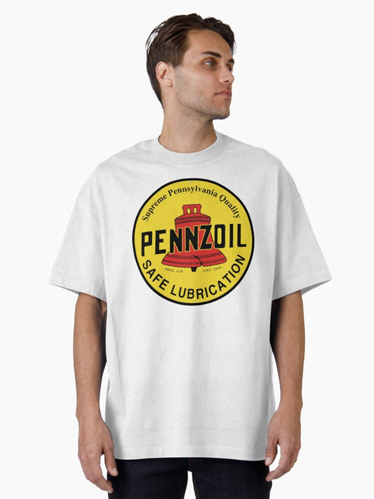 Pennzoil Motor Oil Vintage Sign Oversized T-Shirt T-Shirt | Exclusive Edition | Great Gift Idea