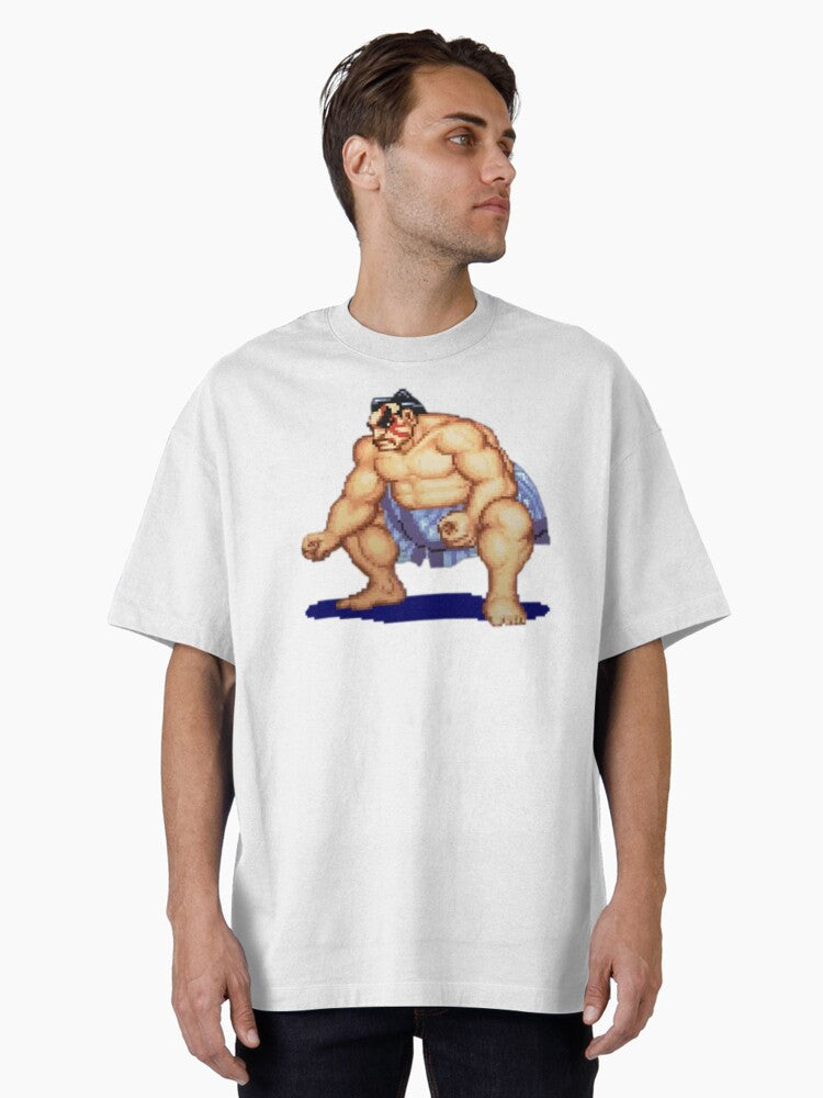 Street Fighter - E Honda Oversized T-shirt | Trendy Graphic Tee | Casual Unisex T-shirt