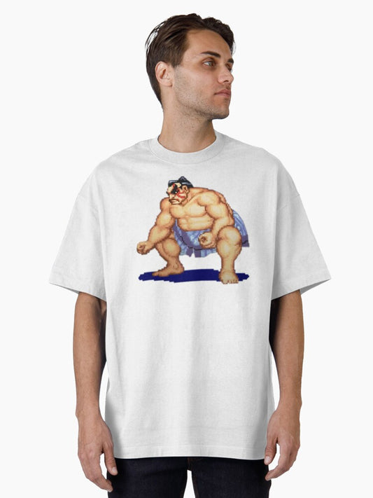 Street Fighter - E Honda Oversized T-shirt | Trendy Graphic Tee | Casual Unisex T-shirt