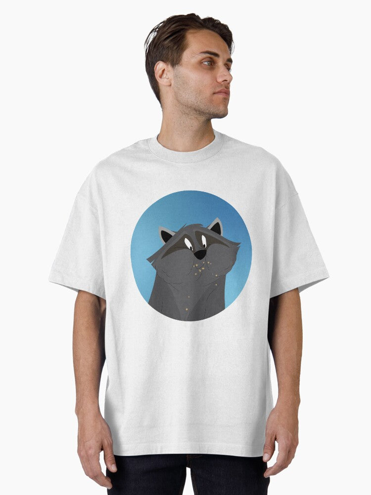 Meeko Pocahontas Oversized T-shirt | Trendy Graphic Tee | Casual Unisex T-shirt