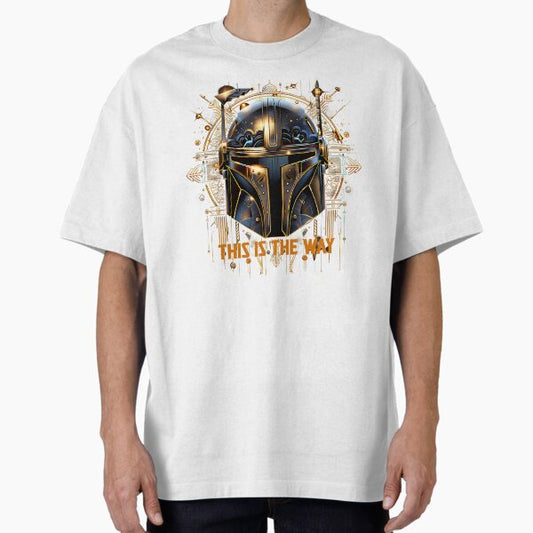 Futurism Style Helmet - Orange Text Oversized T-Shirt for Sale by Twsharky