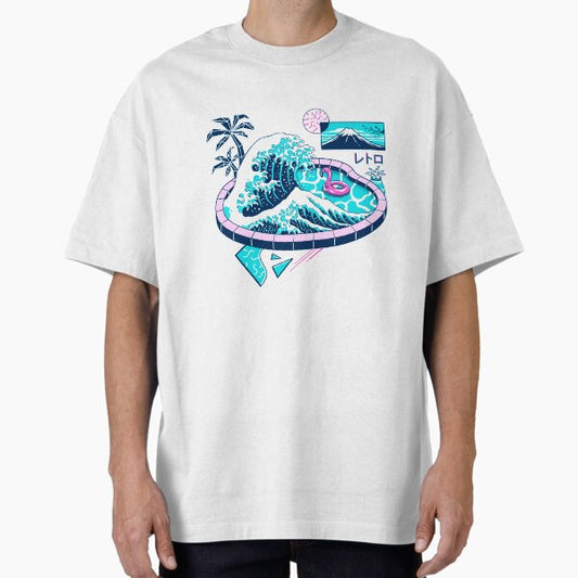 "Vapor Wave Pool" Oversized T-Shirt for Sale by vincenttrinidad