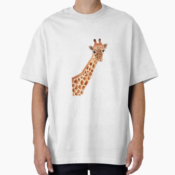 "Watercolor Giraffe" Oversized T-Shirt for Sale by Harpleydesign
