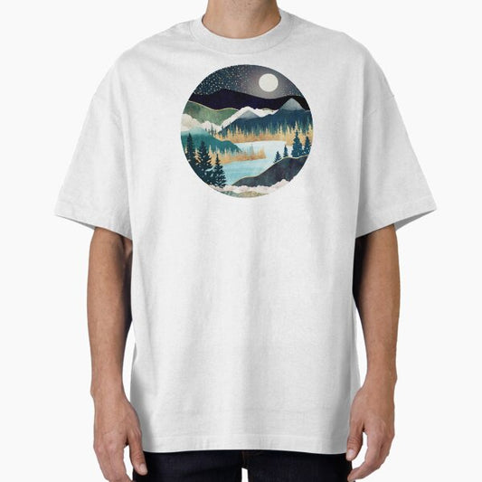 Star Lake Oversized T-Shirt for Sale by spacefrogdesign