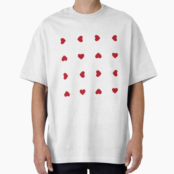 Coquette Aesthetic Hearts Oversized T-Shirt for Sale by stickerspickers