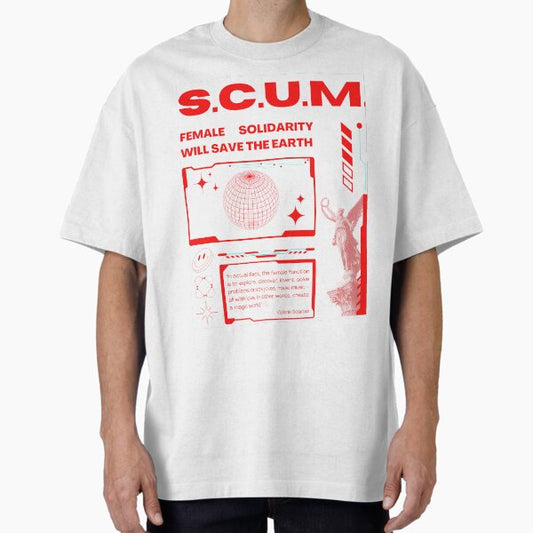 Copy of streetwear scum manifesto Oversized T-Shirt for Sale by sh-lem