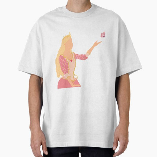 Anneliese from princess and the pauper with butterfly Oversized T-Shirt for Sale by Liluna