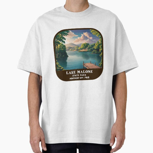 Vintage Lake Malone State Park (Kentucky State Park) Oversized T-Shirt for Sale by RabbitK