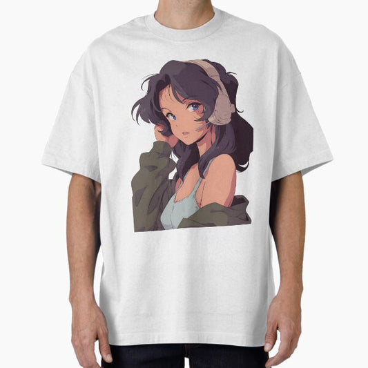 "Relaxing Lofi Girl Vibes" Oversized T-Shirt for Sale by bapupa