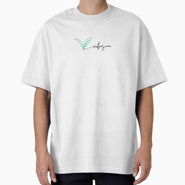 "Vegan Vibes | Minimalist Plant-Based Lifestyle Design" Oversized T-Shirt for Sale by InVision3Studio