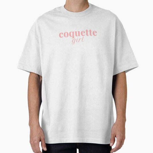 Coquette Girl Oversized T-Shirt for Sale by lilacance