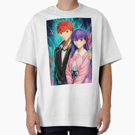"Shirou & Sakura - 2" Oversized T-Shirt for Sale by Infinite-Aspire