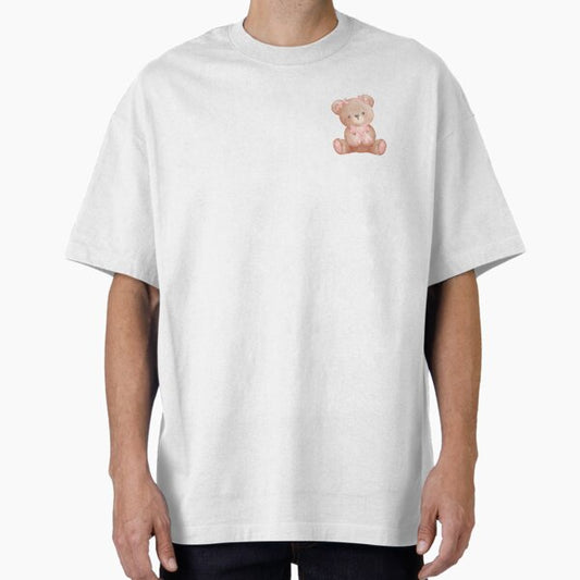 Coquette teddy bear. Oversized T-Shirt for Sale by Luisshopp