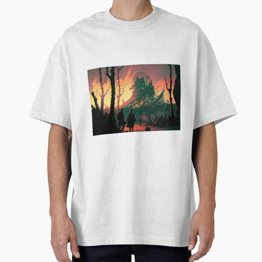 "Abandonned Circus " Oversized T-Shirt by Hestilyass