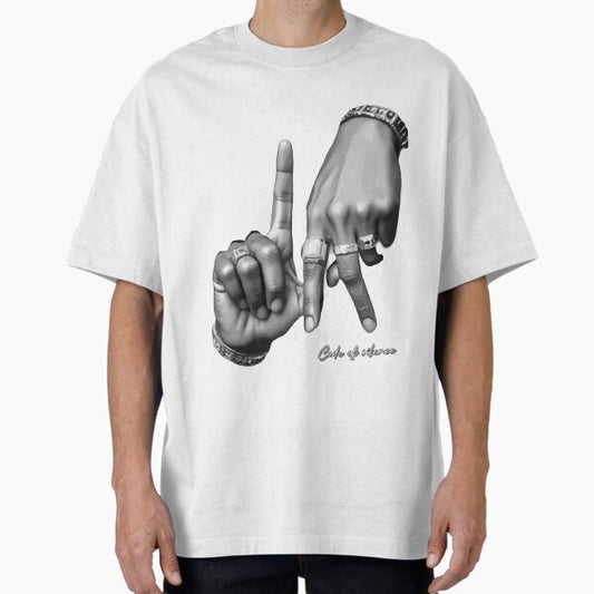 Black and white hand photography Oversized T-Shirt for Sale by TaeAndYou