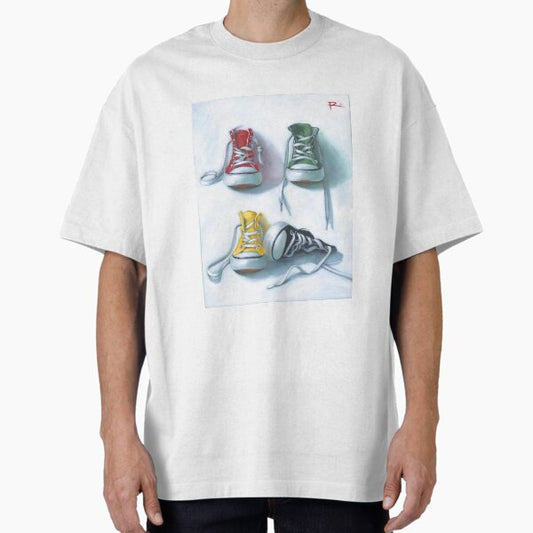 CONVERSE FOURPLAY Oversized T-Shirt for Sale by RosaFedele