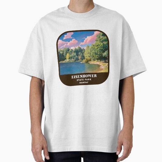 Vintage Eisenhower State Park (Kansas State Park) Oversized T-Shirt for Sale by RabbitK