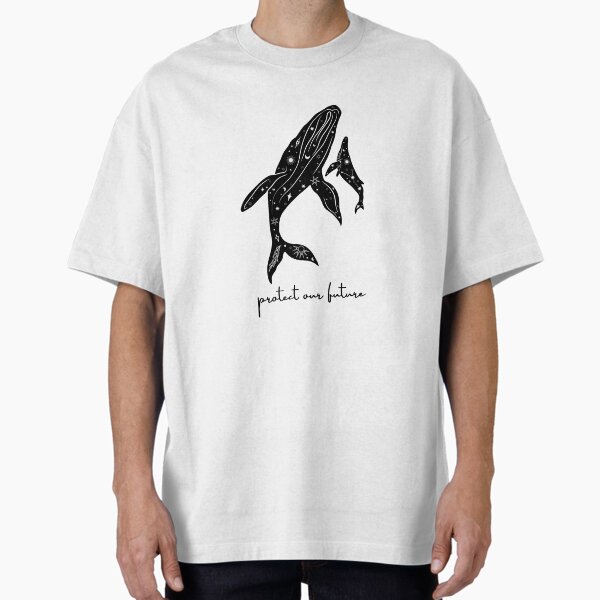 "Protect Our Future: Whale Design" Oversized T-Shirt for Sale by MrLamoose