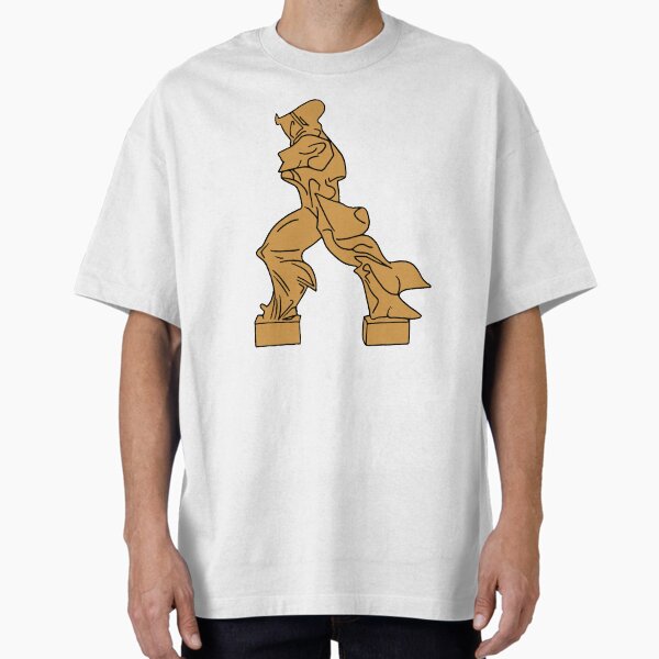Unique Forms of Continuity in Space Boccioni Sculpture Oversized T-Shirt for Sale by murialbezanson