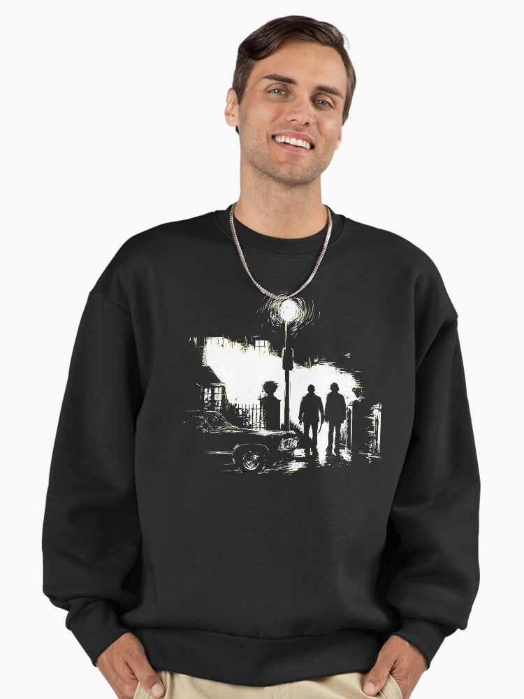The Hunters (Supernatural) [No Text] Premium Oversized Sweatshirt
