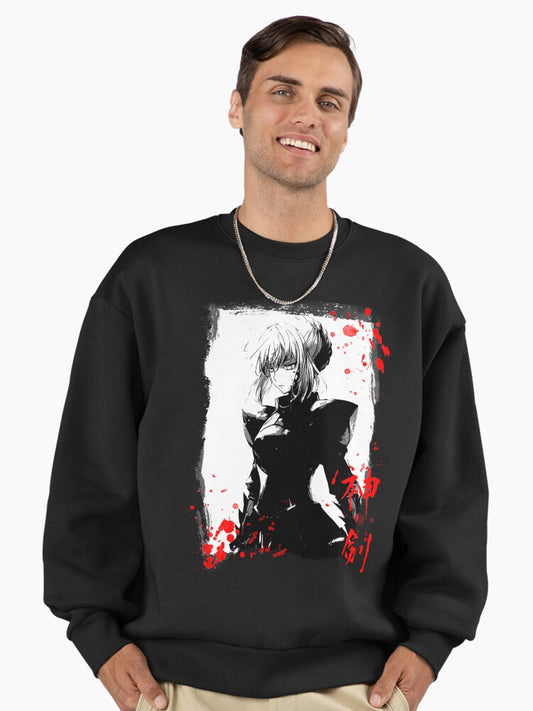 Fate - Saber Premium Oversized Sweatshirt
