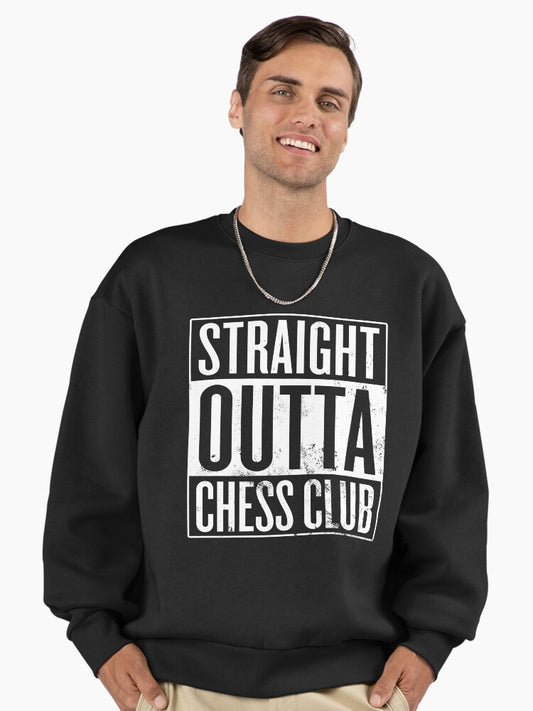 Straight Outta Chess Club Premium Oversized Sweatshirt