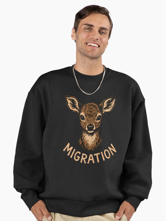 Deer migration Premium Oversized Sweatshirt