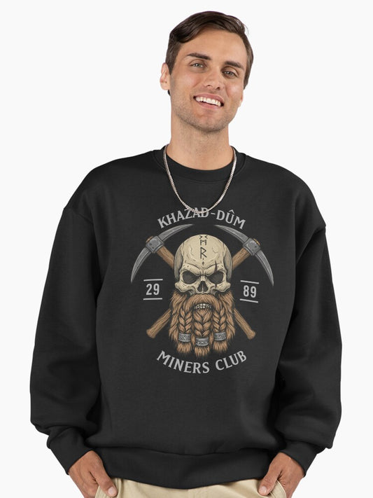 Khazad Dûm Miners Club Premium Oversized Sweatshirt