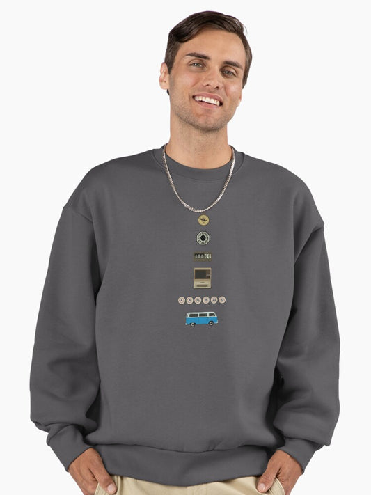lost Premium Oversized Sweatshirt