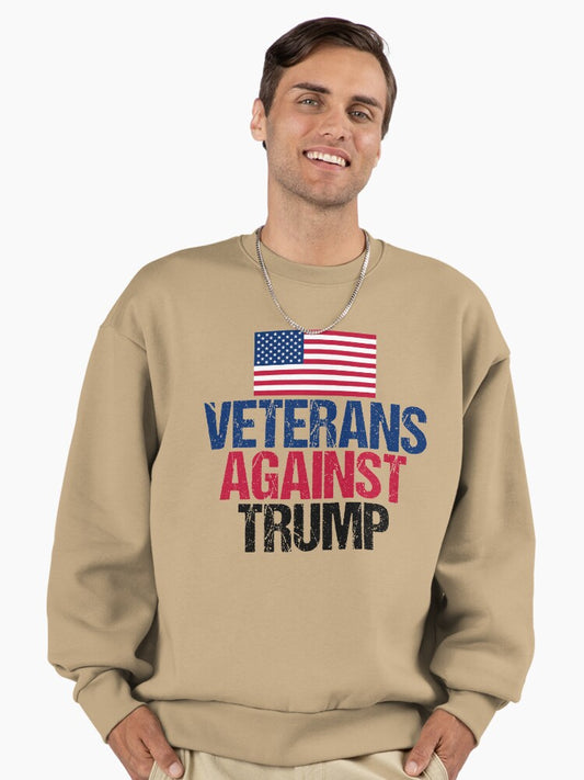 Veterans Against Trump Premium Oversized Sweatshirt