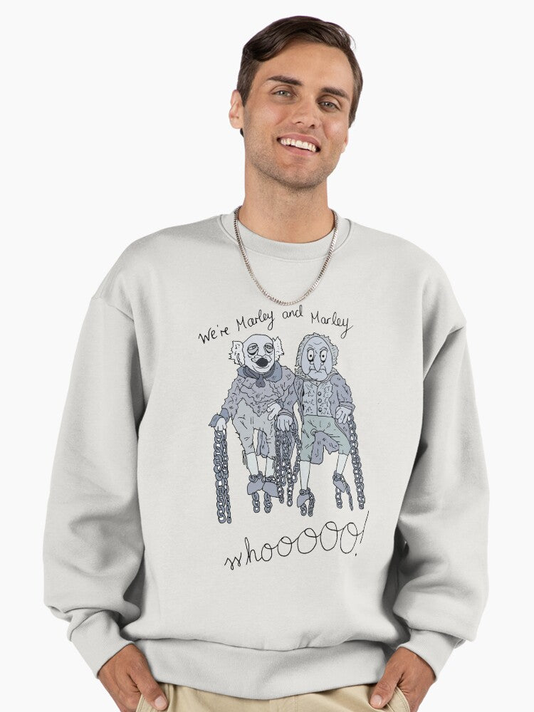 Marley and Marley - Muppet Christmas Carol Premium Oversized Sweatshirt