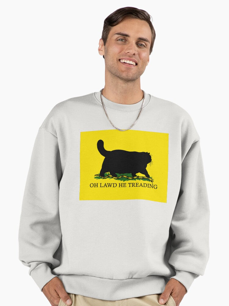 Oh Lawd He Treading Premium Oversized Sweatshirt