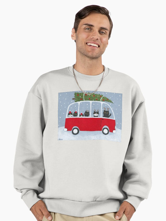 Bringing Home The Tree Premium Oversized Sweatshirt