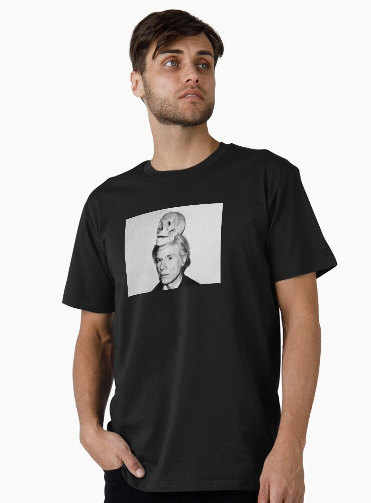 Andy Warhol Skull Portrait Premium T-Shirt T-Shirt | Viral Style | Top Pick For Fans