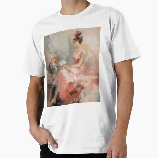 Coquette aesthetic vintage painting of a flamenco dancer Premium T-Shirt for Sale by CoquetteArt