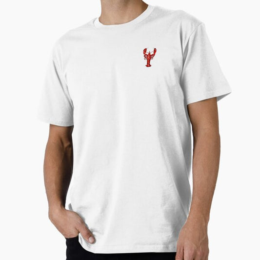 Lobster - small logo - white Premium T-Shirt for Sale by Coloursplashnl