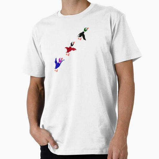 Duck Hunt Ducks Sprite Premium T-Shirt for Sale by SpriteGuy95